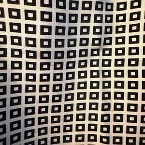 Ann Taylor Black & White Geometric Print Skirt | Size 8